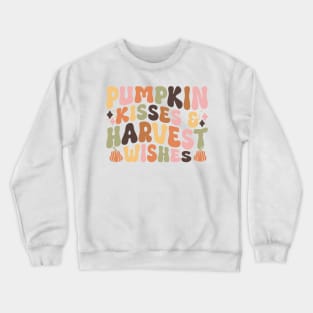 Pumpkin Kisses & Harvest Wishes Crewneck Sweatshirt